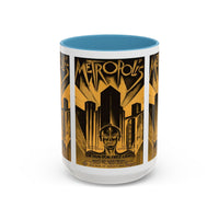 Cult Classic Movie Poster Art Accent Coffee Mug (11, 15oz) - Metropolis Original 1927 - Mug