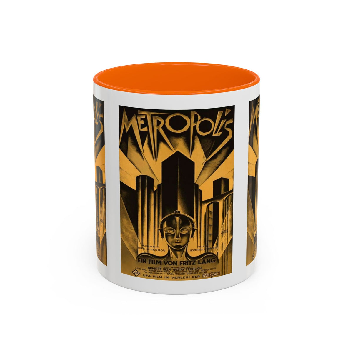 Cult Classic Movie Poster Art Accent Coffee Mug (11, 15oz) - Metropolis Original 1927 - Mug