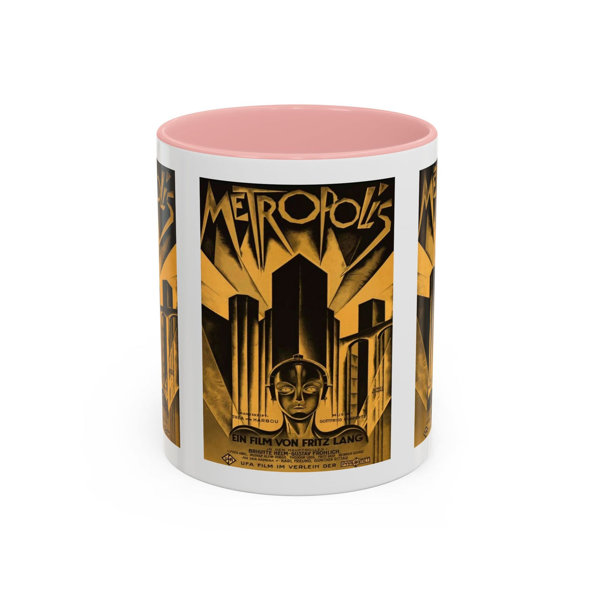 Cult Classic Movie Poster Art Accent Coffee Mug (11, 15oz) - Metropolis Original 1927 - Mug