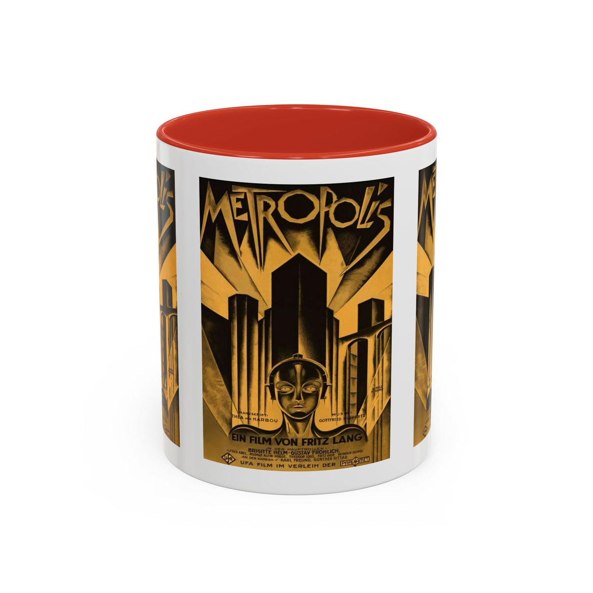 Cult Classic Movie Poster Art Accent Coffee Mug (11, 15oz) - Metropolis Original 1927 - Mug