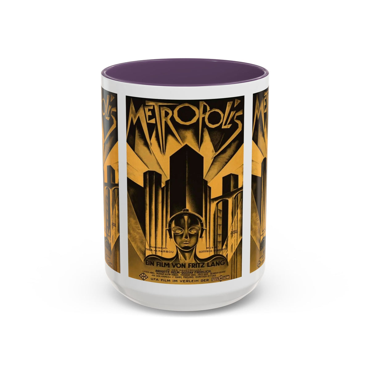 Cult Classic Movie Poster Art Accent Coffee Mug (11, 15oz) - Metropolis Original 1927 - Mug