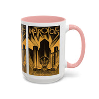 Cult Classic Movie Poster Art Accent Coffee Mug (11, 15oz) - Metropolis Original 1927 - Mug