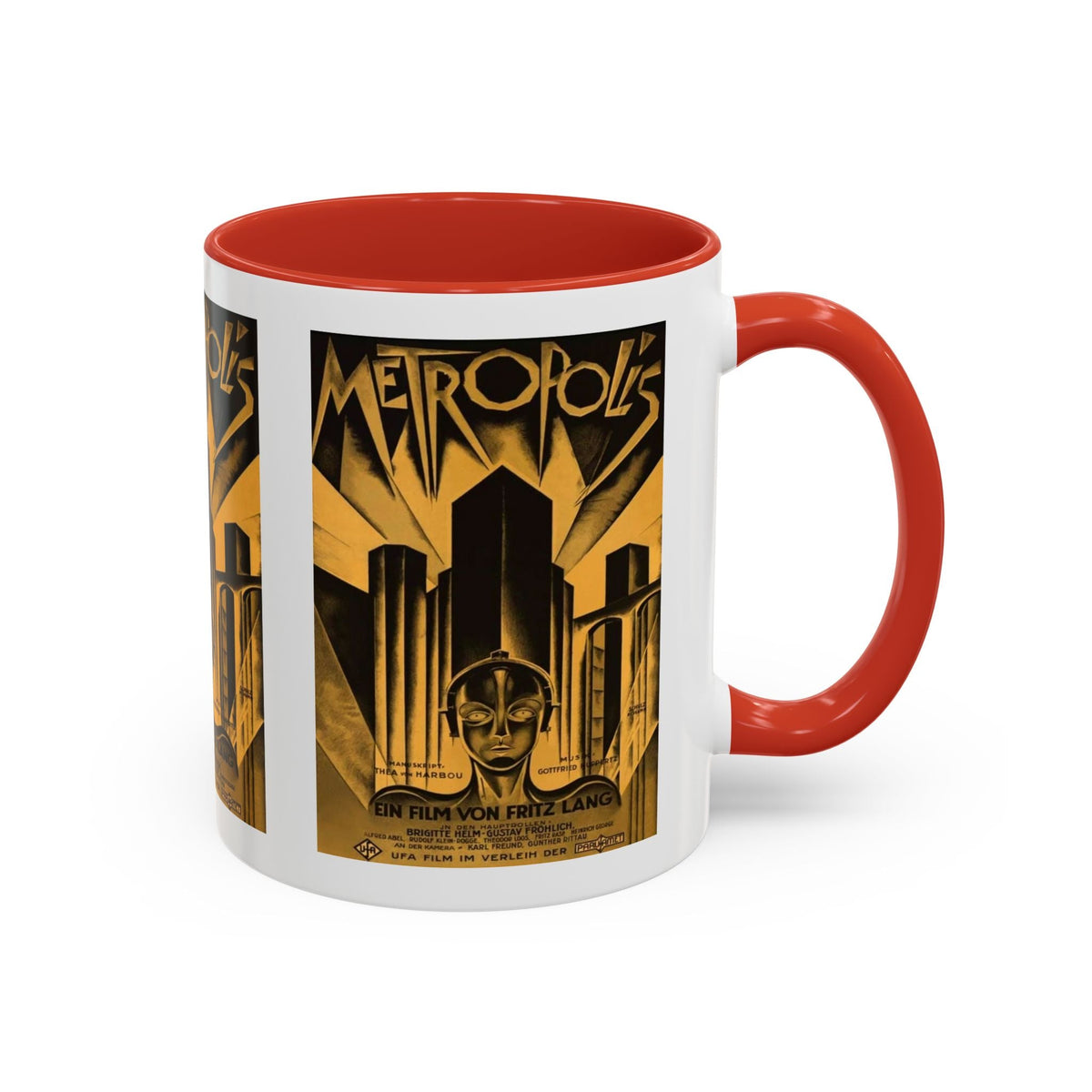 Cult Classic Movie Poster Art Accent Coffee Mug (11, 15oz) - Metropolis Original 1927 - Mug