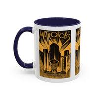 Cult Classic Movie Poster Art Accent Coffee Mug (11, 15oz) - Metropolis Original 1927 - Mug