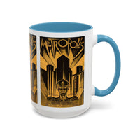 Cult Classic Movie Poster Art Accent Coffee Mug (11, 15oz) - Metropolis Original 1927 - Mug