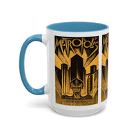 Cult Classic Movie Poster Art Accent Coffee Mug (11, 15oz) - Metropolis Original 1927 - Mug