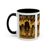 Cult Classic Movie Poster Art Accent Coffee Mug (11, 15oz) - Metropolis Original 1927 - Mug