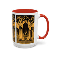 Cult Classic Movie Poster Art Accent Coffee Mug (11, 15oz) - Metropolis Original 1927 - Mug