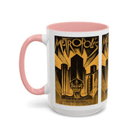 Cult Classic Movie Poster Art Accent Coffee Mug (11, 15oz) - Metropolis Original 1927 - Mug