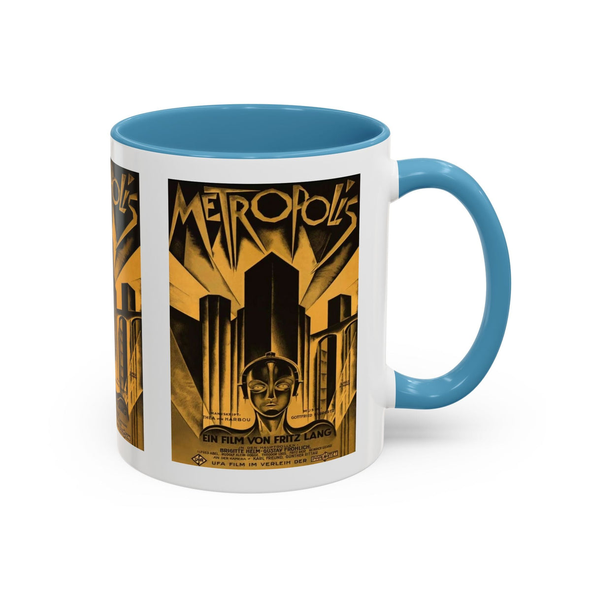 Cult Classic Movie Poster Art Accent Coffee Mug (11, 15oz) - Metropolis Original 1927 - Mug