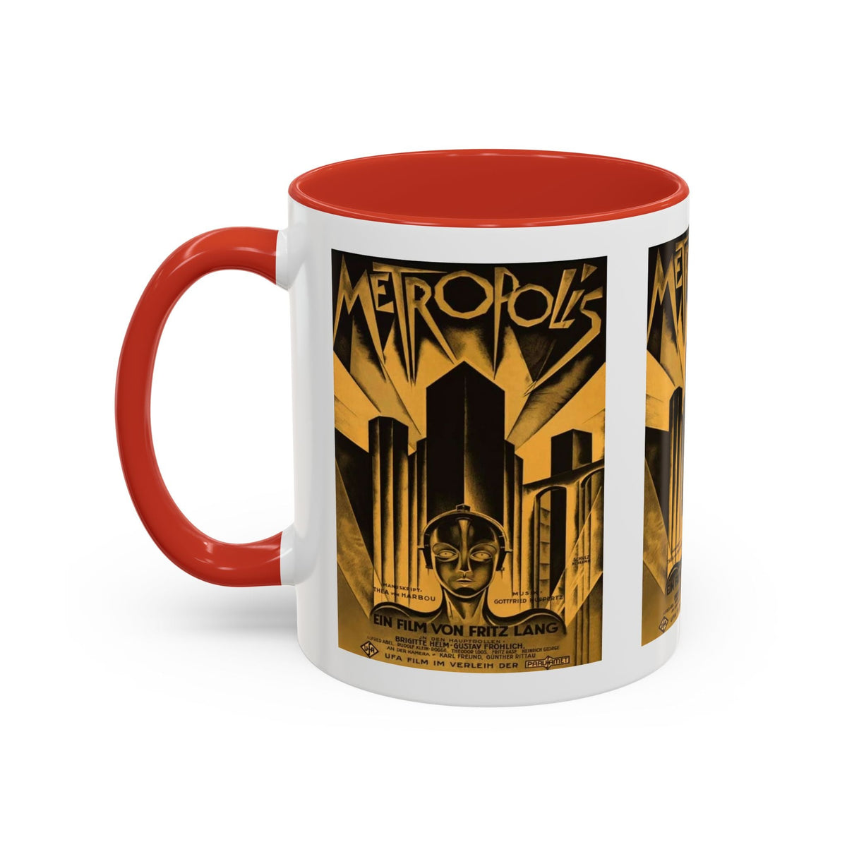 Cult Classic Movie Poster Art Accent Coffee Mug (11, 15oz) - Metropolis Original 1927 - Mug