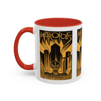 Cult Classic Movie Poster Art Accent Coffee Mug (11, 15oz) - Metropolis Original 1927 - Mug