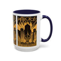 Cult Classic Movie Poster Art Accent Coffee Mug (11, 15oz) - Metropolis Original 1927 - Mug