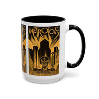 Cult Classic Movie Poster Art Accent Coffee Mug (11, 15oz) - Metropolis Original 1927 - Mug