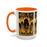 Cult Classic Movie Poster Art Accent Coffee Mug (11, 15oz) - Metropolis Original 1927 - Mug