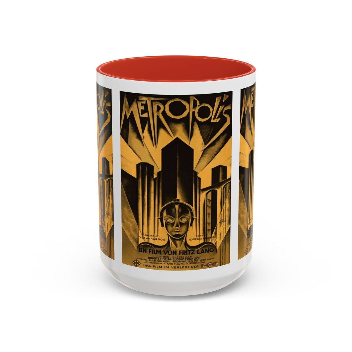 Cult Classic Movie Poster Art Accent Coffee Mug (11, 15oz) - Metropolis Original 1927 - Mug
