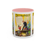 Cult Classic Movie Poster Art Accent Coffee Mug (11, 15oz) - Metropolis U.S. Version 1927 - POPvault