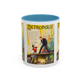 Cult Classic Movie Poster Art Accent Coffee Mug (11, 15oz) - Metropolis U.S. Version 1927 - POPvault
