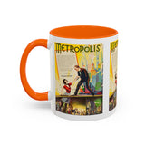 Cult Classic Movie Poster Art Accent Coffee Mug (11, 15oz) - Metropolis U.S. Version 1927 - POPvault