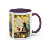 Cult Classic Movie Poster Art Accent Coffee Mug (11, 15oz) - Metropolis U.S. Version 1927 - POPvault