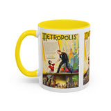 Cult Classic Movie Poster Art Accent Coffee Mug (11, 15oz) - Metropolis U.S. Version 1927 - POPvault