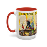 Cult Classic Movie Poster Art Accent Coffee Mug (11, 15oz) - Metropolis U.S. Version 1927 - POPvault