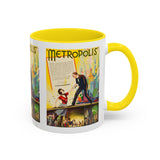 Cult Classic Movie Poster Art Accent Coffee Mug (11, 15oz) - Metropolis U.S. Version 1927 - POPvault