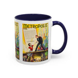 Cult Classic Movie Poster Art Accent Coffee Mug (11, 15oz) - Metropolis U.S. Version 1927 - POPvault