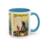 Cult Classic Movie Poster Art Accent Coffee Mug (11, 15oz) - Metropolis U.S. Version 1927 - POPvault
