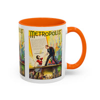 Cult Classic Movie Poster Art Accent Coffee Mug (11, 15oz) - Metropolis U.S. Version 1927 - Mug