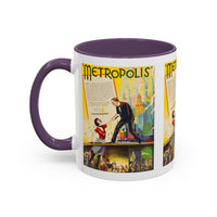 Cult Classic Movie Poster Art Accent Coffee Mug (11, 15oz) - Metropolis U.S. Version 1927 - Mug