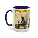 Cult Classic Movie Poster Art Accent Coffee Mug (11, 15oz) - Metropolis U.S. Version 1927 - POPvault