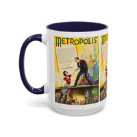 Cult Classic Movie Poster Art Accent Coffee Mug (11, 15oz) - Metropolis U.S. Version 1927 - Mug