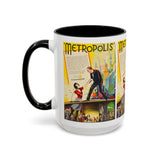 Cult Classic Movie Poster Art Accent Coffee Mug (11, 15oz) - Metropolis U.S. Version 1927 - POPvault