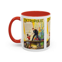 Cult Classic Movie Poster Art Accent Coffee Mug (11, 15oz) - Metropolis U.S. Version 1927 - Mug