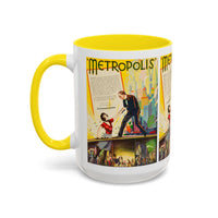 Cult Classic Movie Poster Art Accent Coffee Mug (11, 15oz) - Metropolis U.S. Version 1927 - Mug