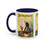 Cult Classic Movie Poster Art Accent Coffee Mug (11, 15oz) - Metropolis U.S. Version 1927 - Mug