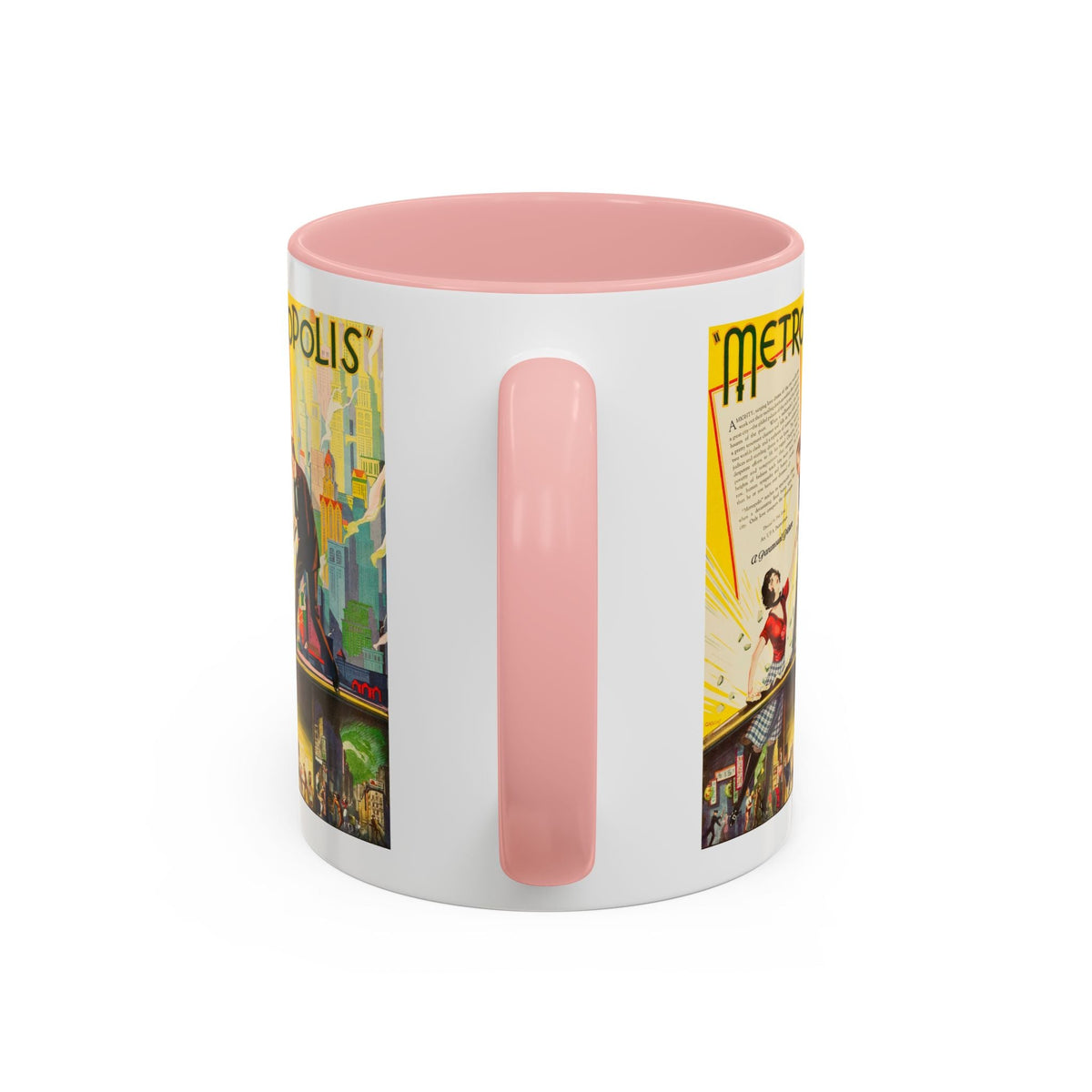 Cult Classic Movie Poster Art Accent Coffee Mug (11, 15oz) - Metropolis U.S. Version 1927 - Mug