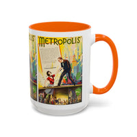 Cult Classic Movie Poster Art Accent Coffee Mug (11, 15oz) - Metropolis U.S. Version 1927 - Mug