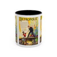 Cult Classic Movie Poster Art Accent Coffee Mug (11, 15oz) - Metropolis U.S. Version 1927 - Mug