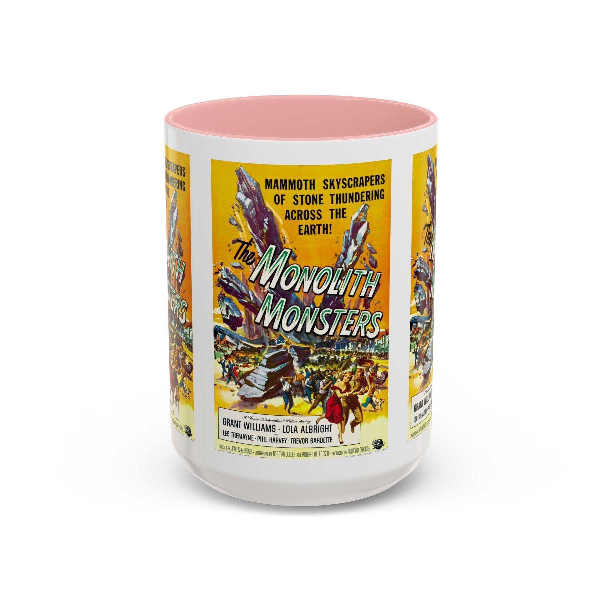 Cult Classic Movie Poster Art Accent Coffee Mug (11, 15oz) - Monolith Monster 1957 - POPvault