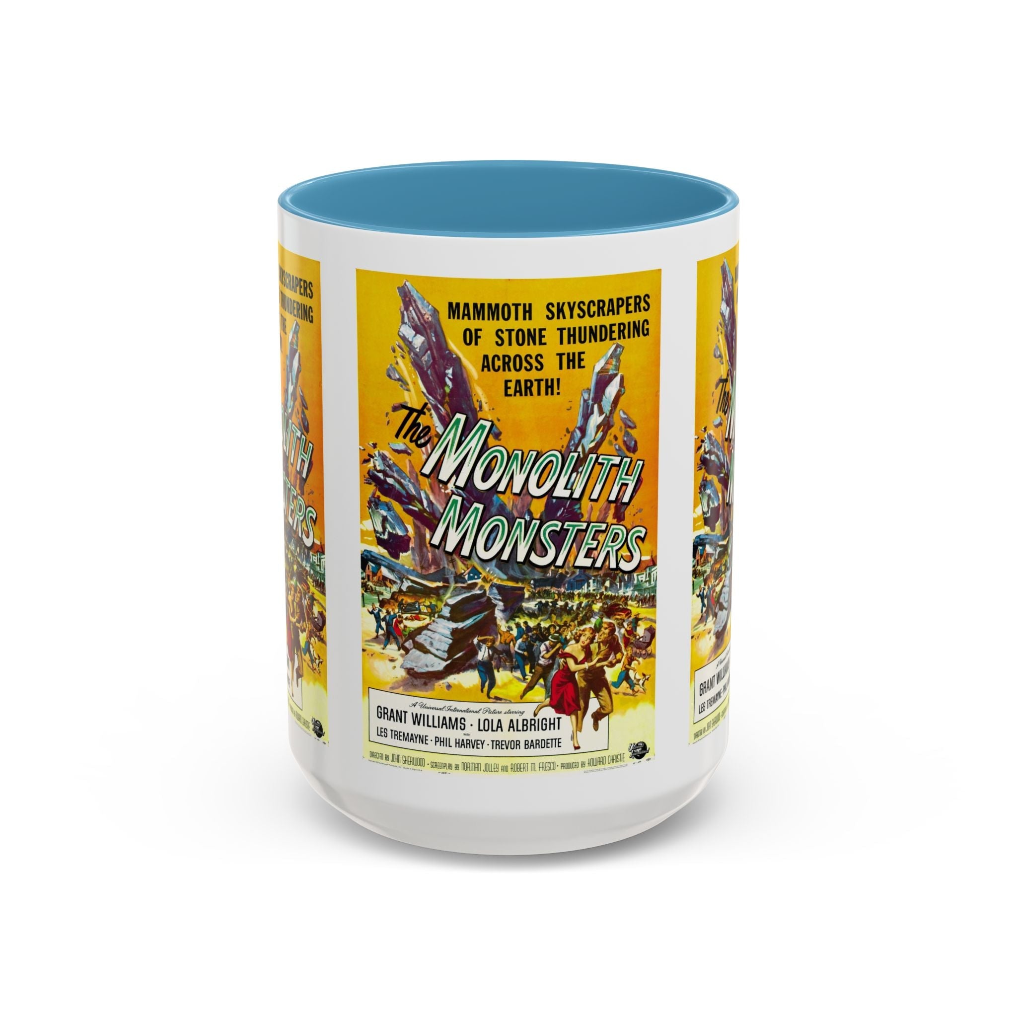 Cult Classic Movie Poster Art Accent Coffee Mug (11, 15oz) - Monolith Monster 1957 - POPvault