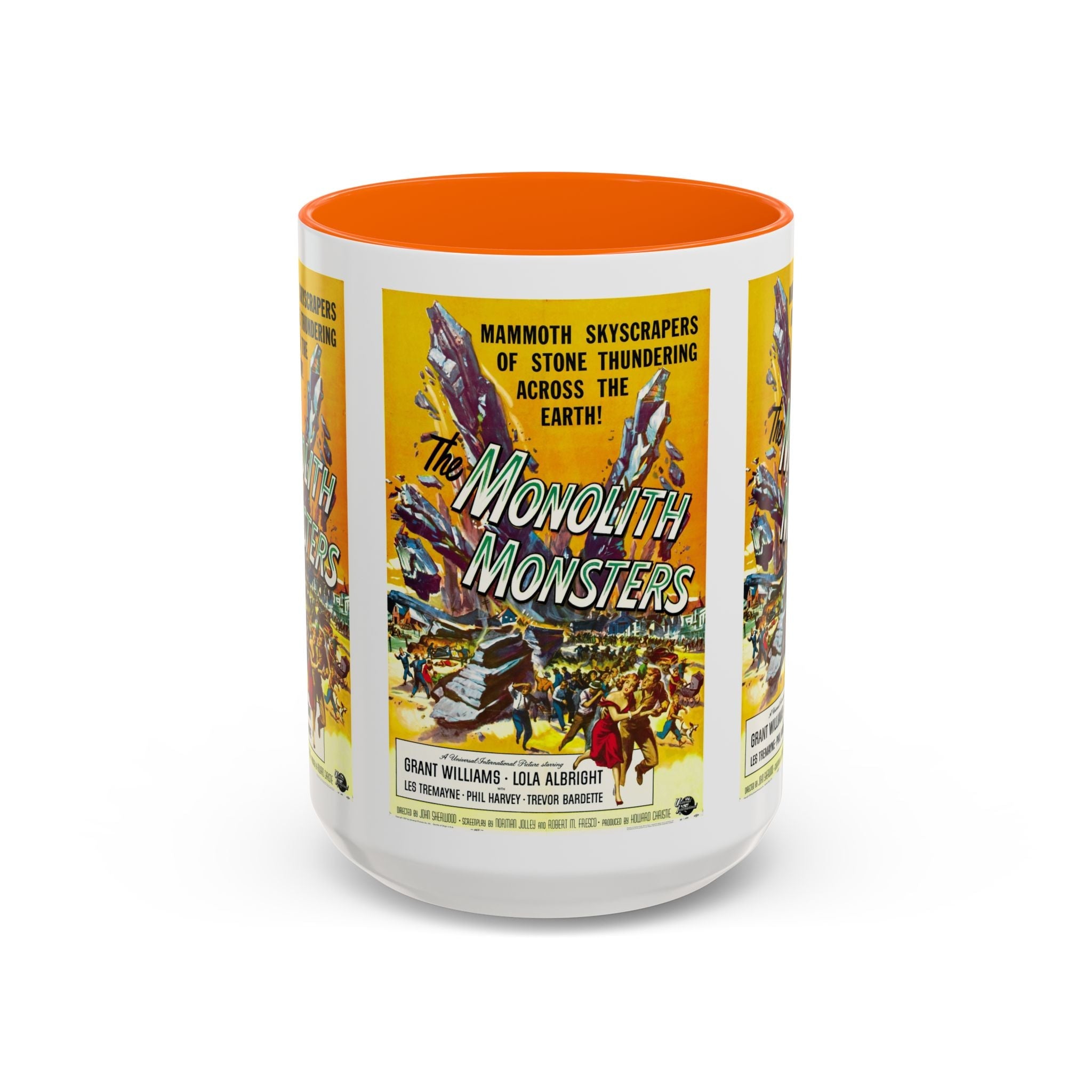 Cult Classic Movie Poster Art Accent Coffee Mug (11, 15oz) - Monolith Monster 1957 - POPvault