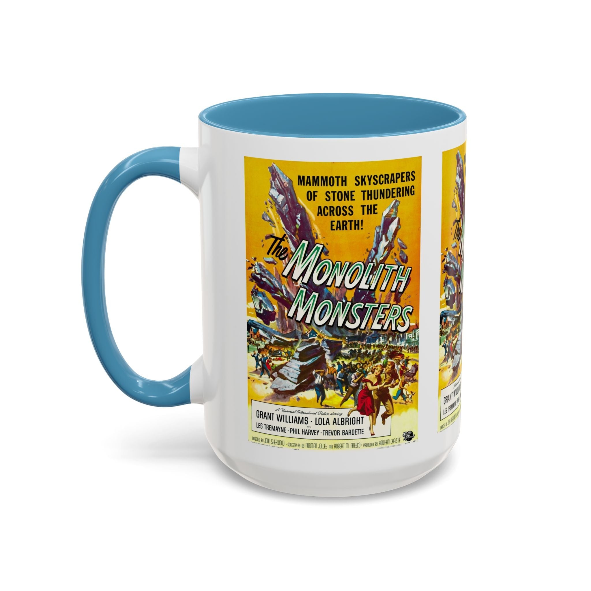 Cult Classic Movie Poster Art Accent Coffee Mug (11, 15oz) - Monolith Monster 1957 - POPvault