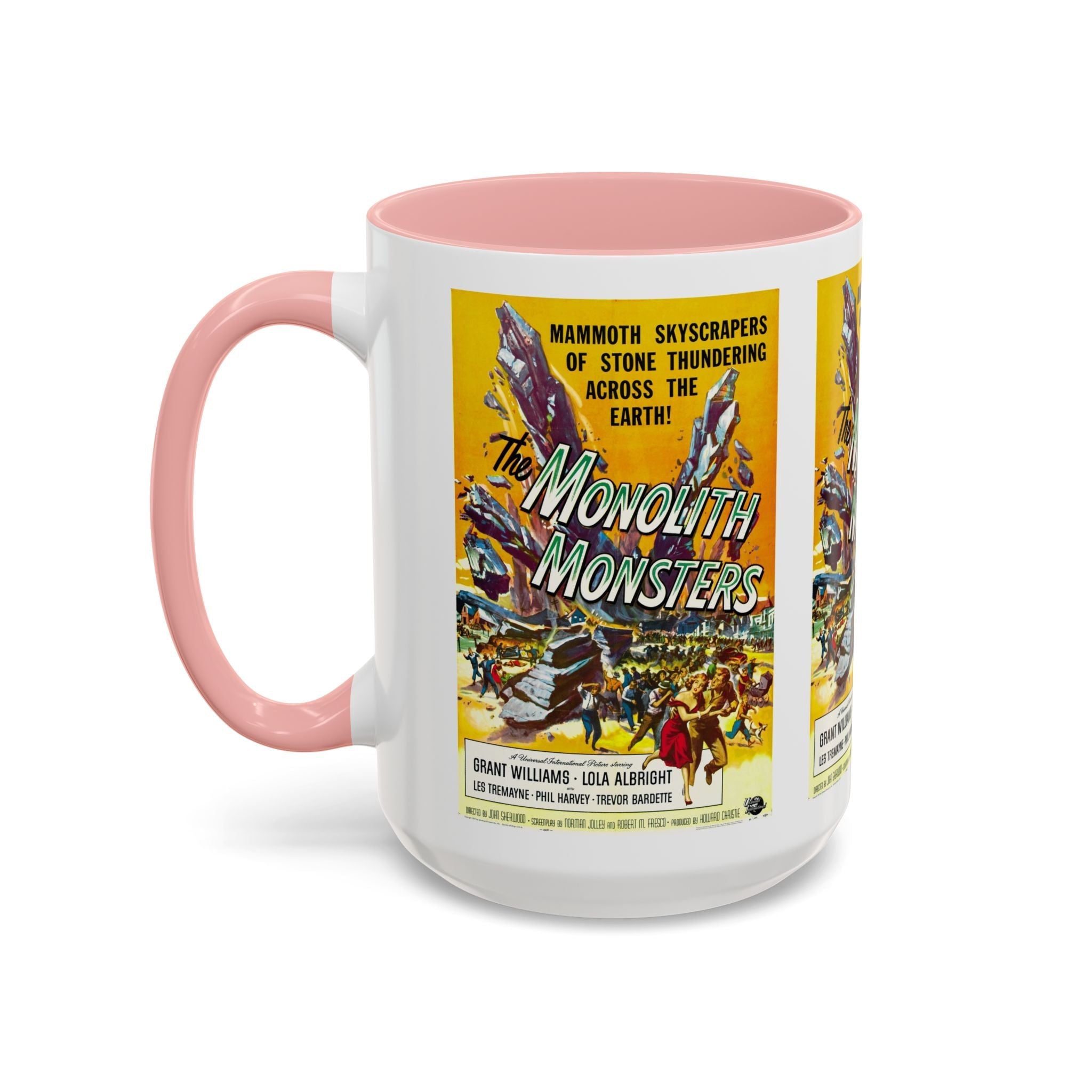 Cult Classic Movie Poster Art Accent Coffee Mug (11, 15oz) - Monolith Monster 1957 - POPvault