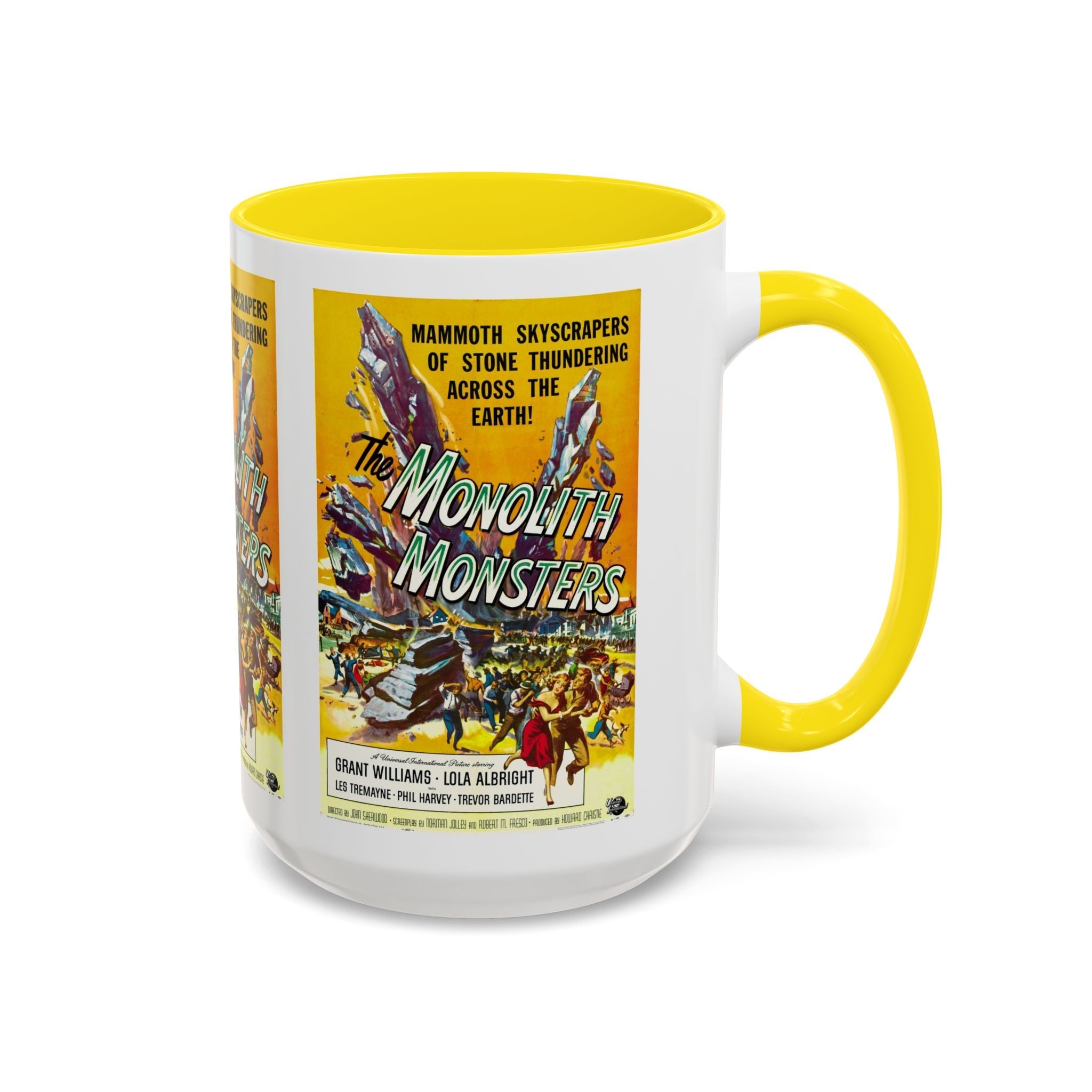 Cult Classic Movie Poster Art Accent Coffee Mug (11, 15oz) - Monolith Monster 1957 - POPvault