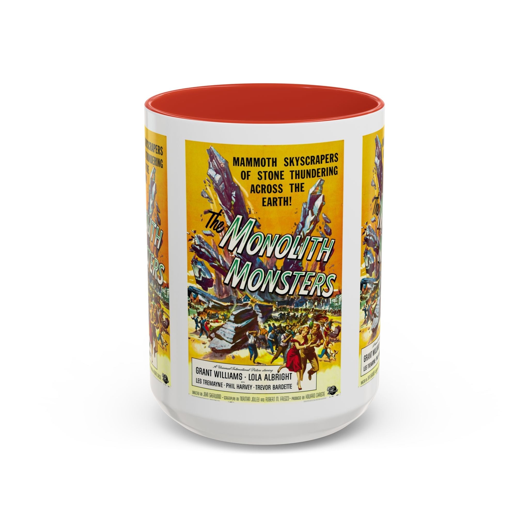 Cult Classic Movie Poster Art Accent Coffee Mug (11, 15oz) - Monolith Monster 1957 - POPvault