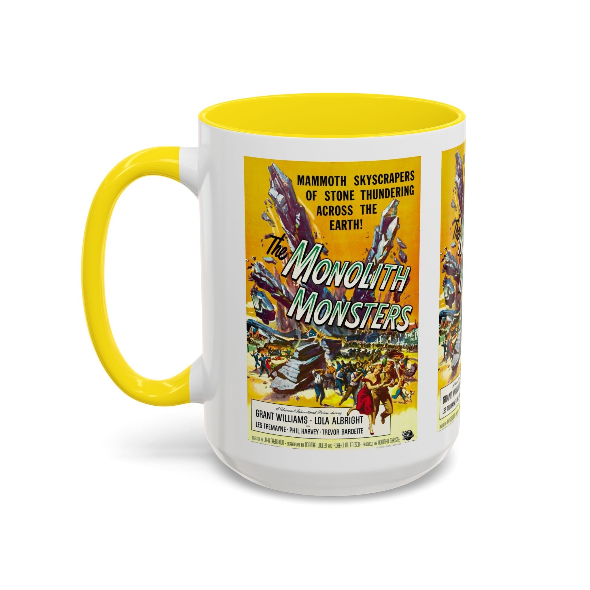 Cult Classic Movie Poster Art Accent Coffee Mug (11, 15oz) - Monolith Monster 1957 - POPvault