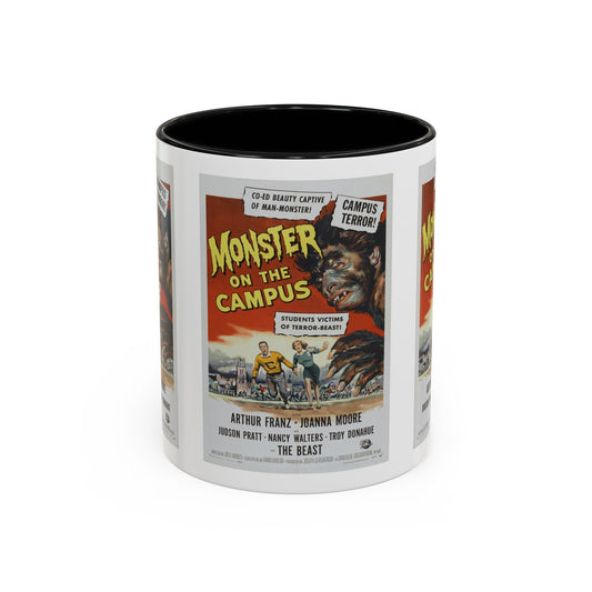 Cult Classic Movie Poster Art Accent Coffee Mug (11, 15oz) - Monster On Campus 1958 - Mug