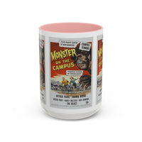 Cult Classic Movie Poster Art Accent Coffee Mug (11, 15oz) - Monster On Campus 1958 - Mug